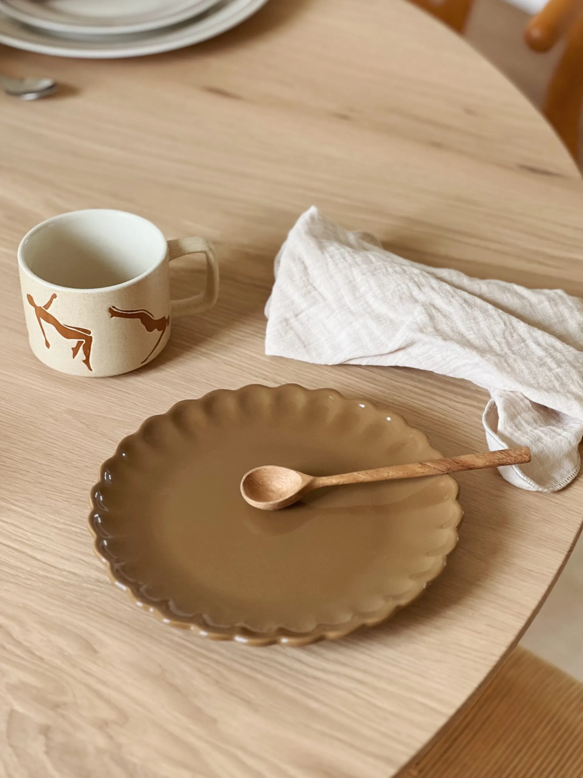 Sélection M Assiette à dessert fleur Outlet