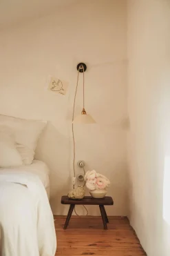 Sélection M Baladeuse Lisette en grès chamotté ivoire et vert de gris Discount