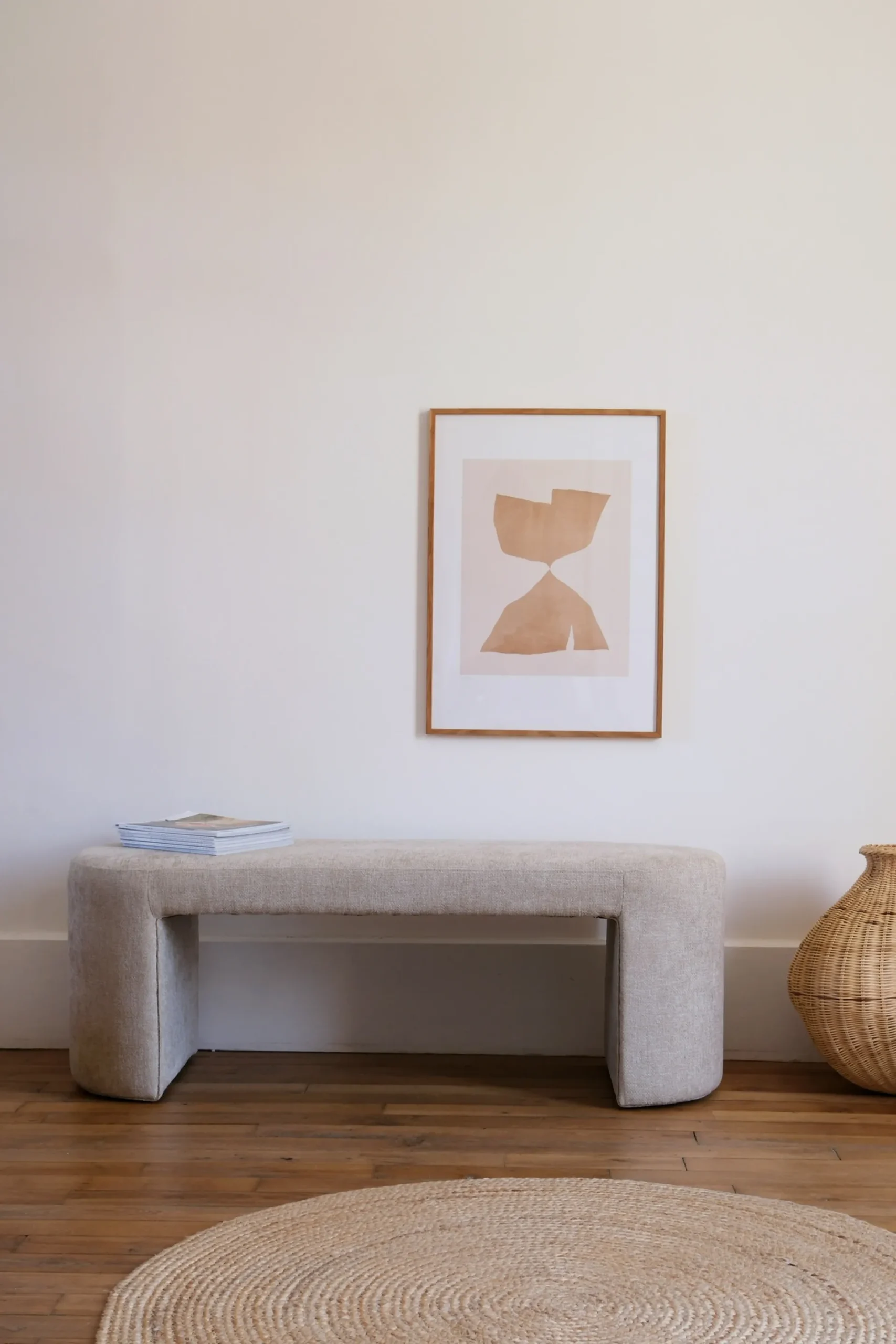 Sélection M Banc d’entrée en tissu Sale