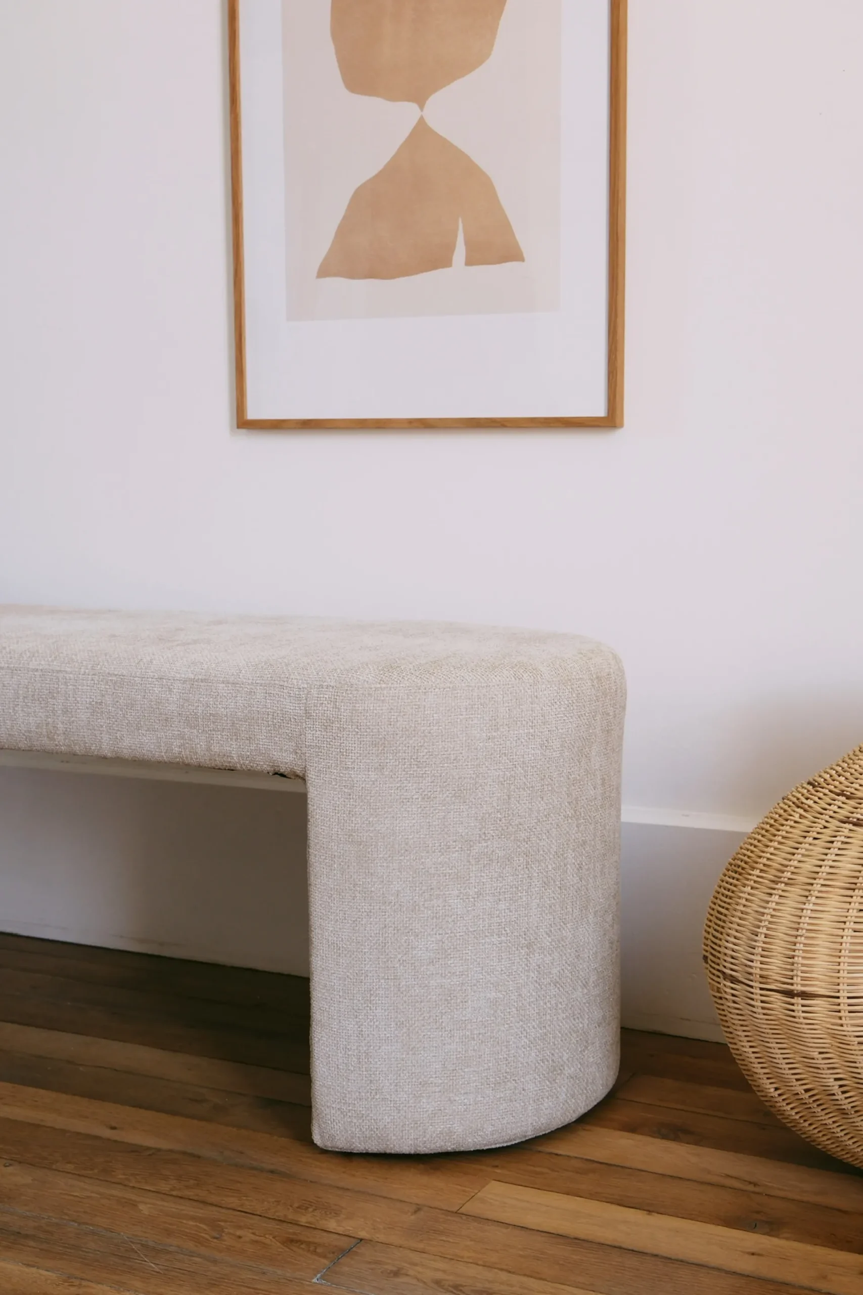 Sélection M Banc d’entrée en tissu Sale