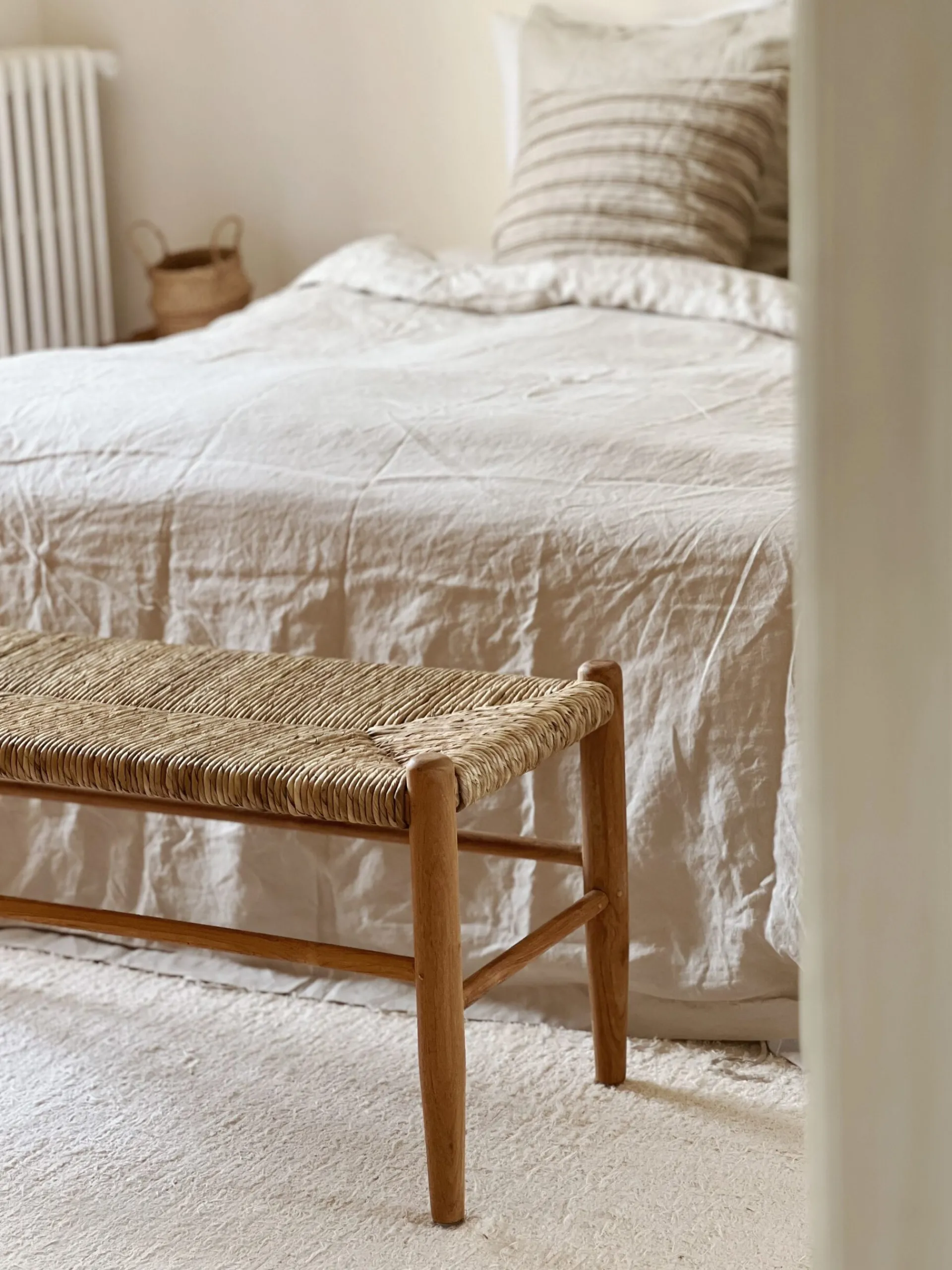 Sélection M Banc en teck et rotin Hot