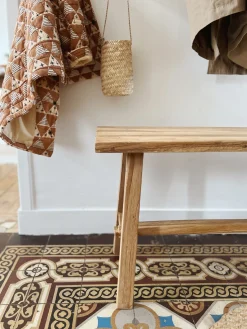 Sélection M Banc en teck recyclé – 120/140cm Sale