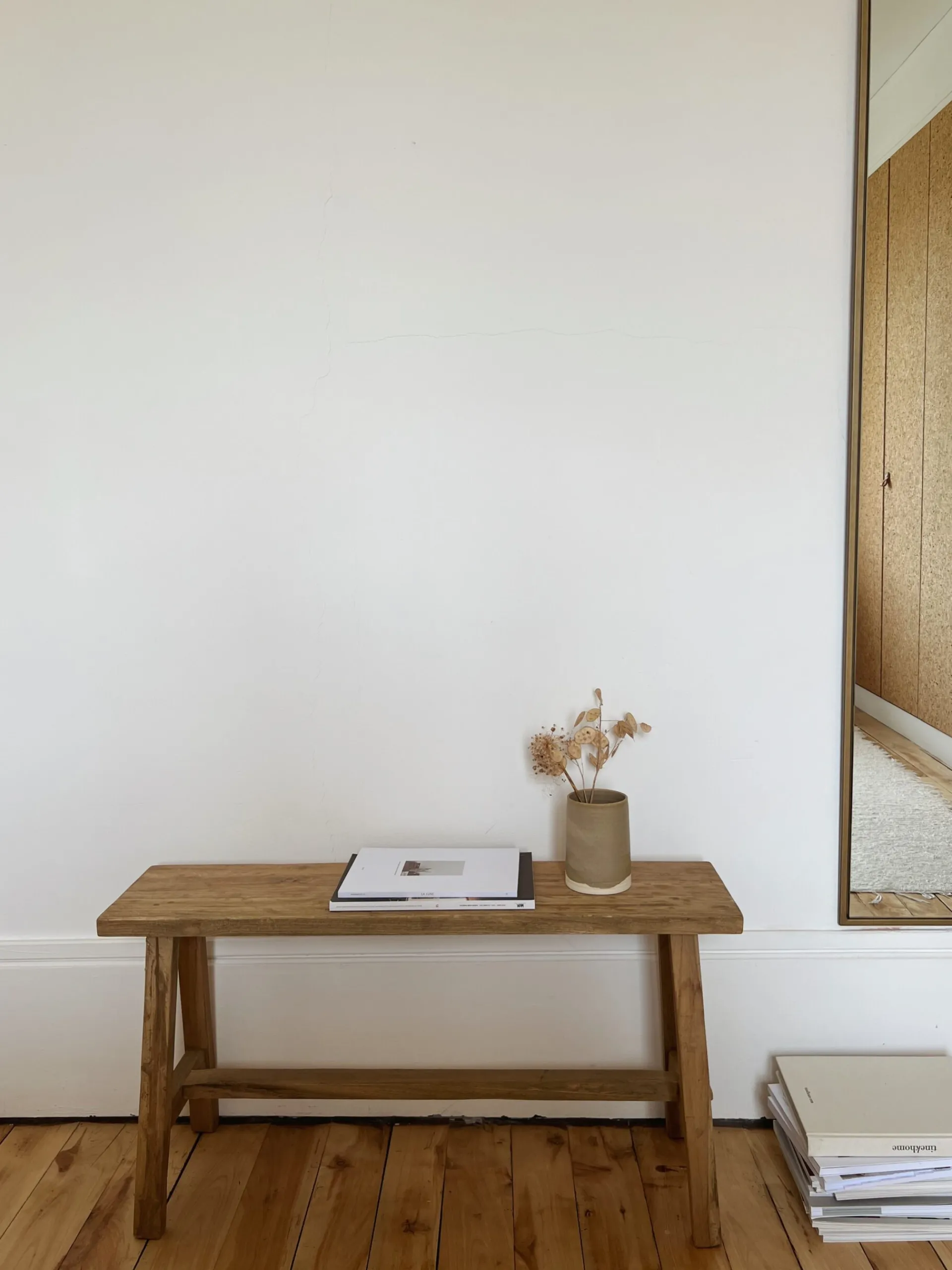 Sélection M Banc en teck recyclé – 80/100cm Clearance