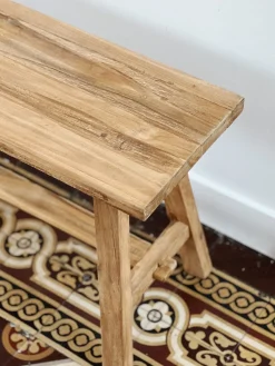 Sélection M Banc en teck recyclé – 80/100cm Clearance