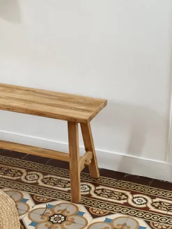 Sélection M Banc en teck recyclé – 80/100cm Clearance