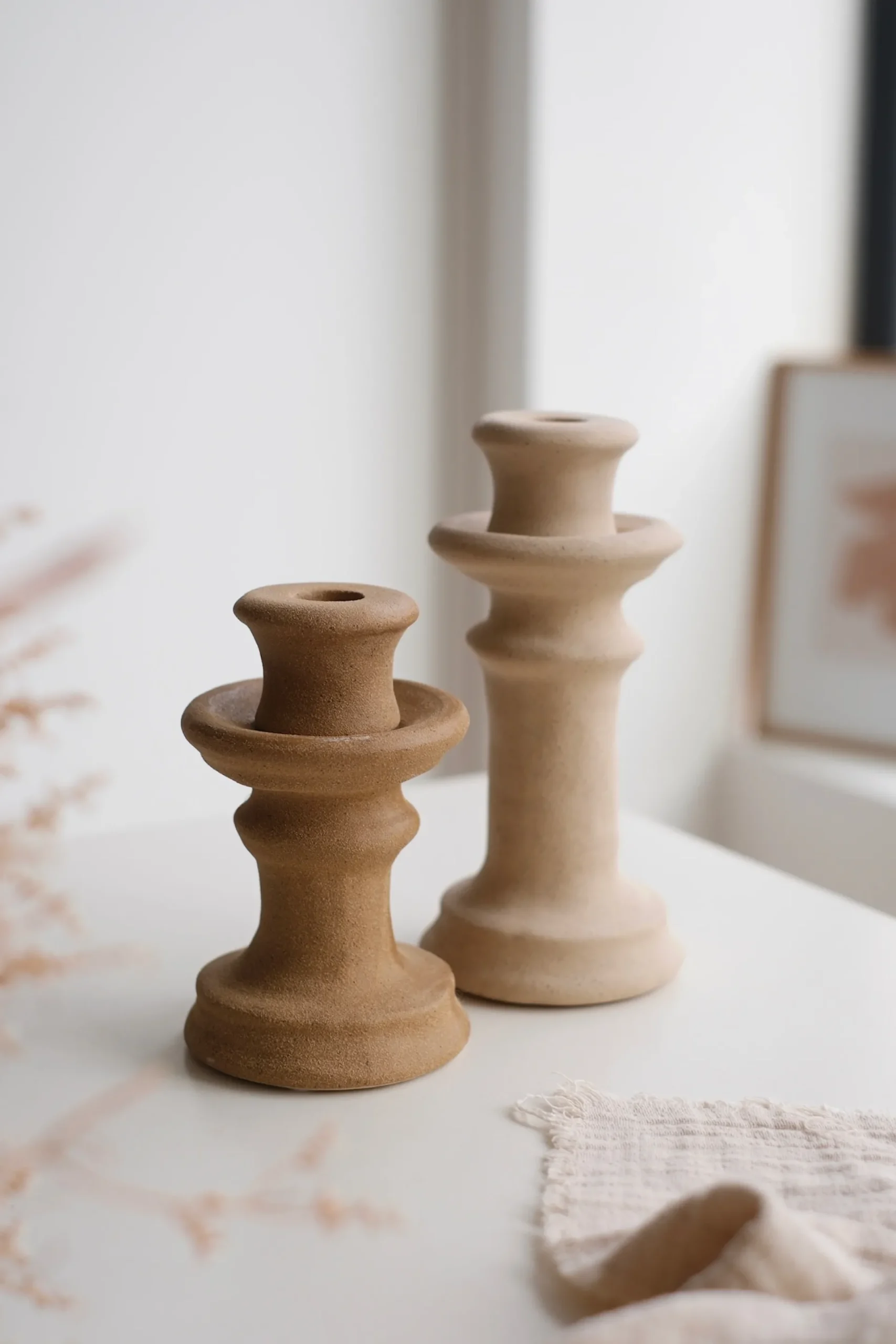 Sélection M Bougeoir en céramique 2 tailles Outlet