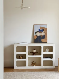 Sélection M Buffet effet béton ciré blanc cassé – Mykonos Sale