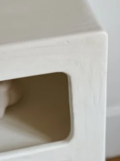 Sélection M Buffet effet béton ciré blanc cassé – Mykonos Sale
