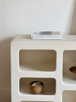 Sélection M Buffet effet béton ciré blanc cassé – Mykonos Sale