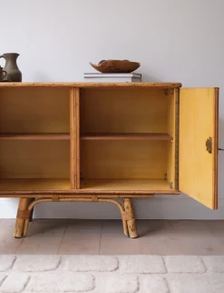 Sélection M Buffet en rotin tressé vintage style Audoux & Minet New