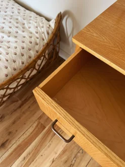 Sélection M Commode vintage en bois 4 tiroirs