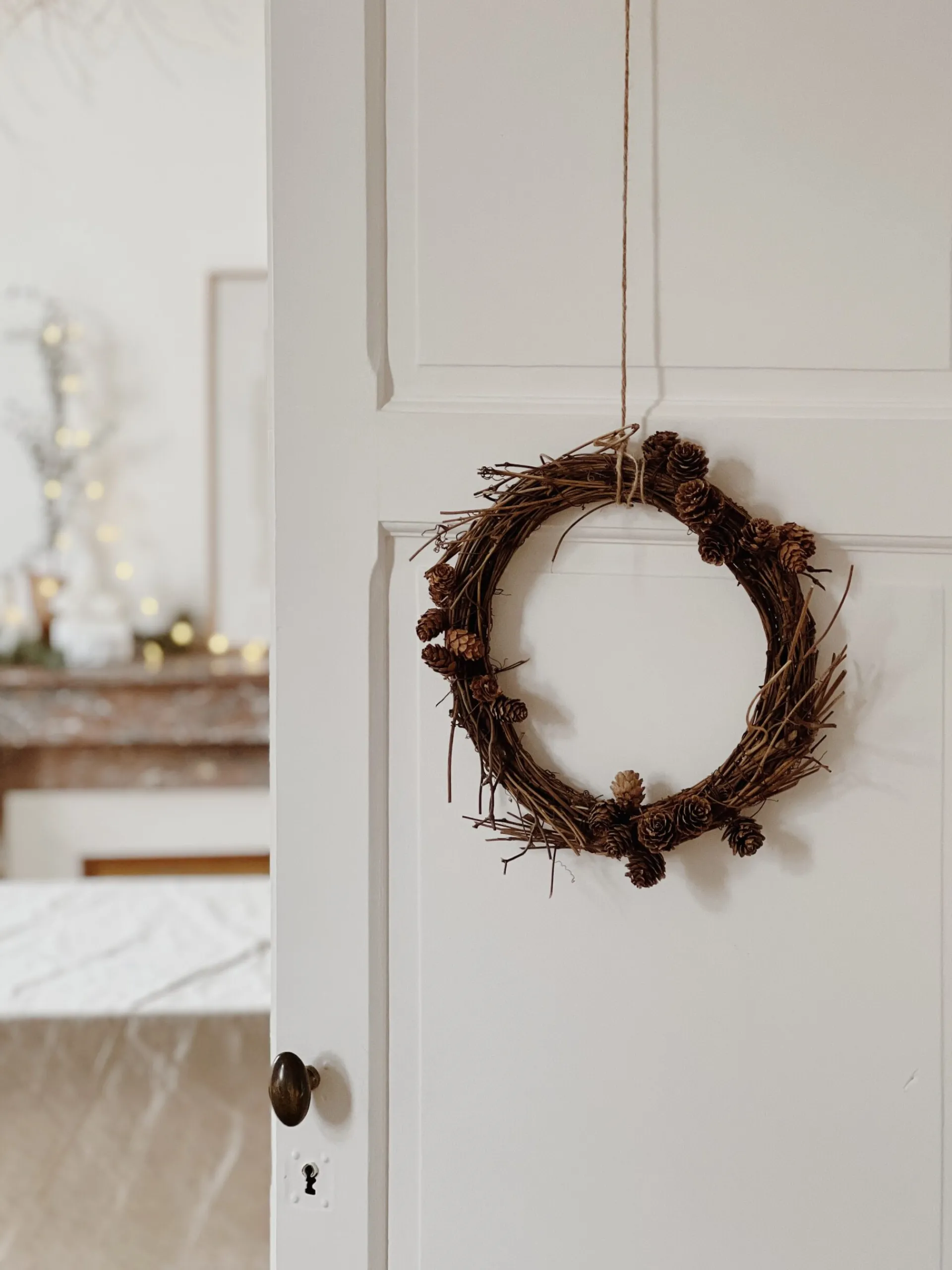 Sélection M Couronne de Noël en branchages