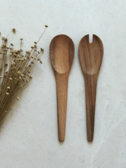 Sélection M Couverts à salade en bois Discount