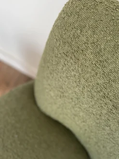 Sélection M Fauteuil en tissu bouclette – 4 couleurs Discount