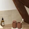 Sélection M Gobelet / distributeur de savon Terracotta Outlet