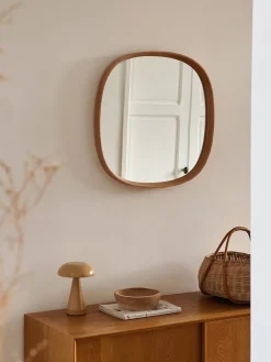 Sélection M Grand miroir en bois de chêne