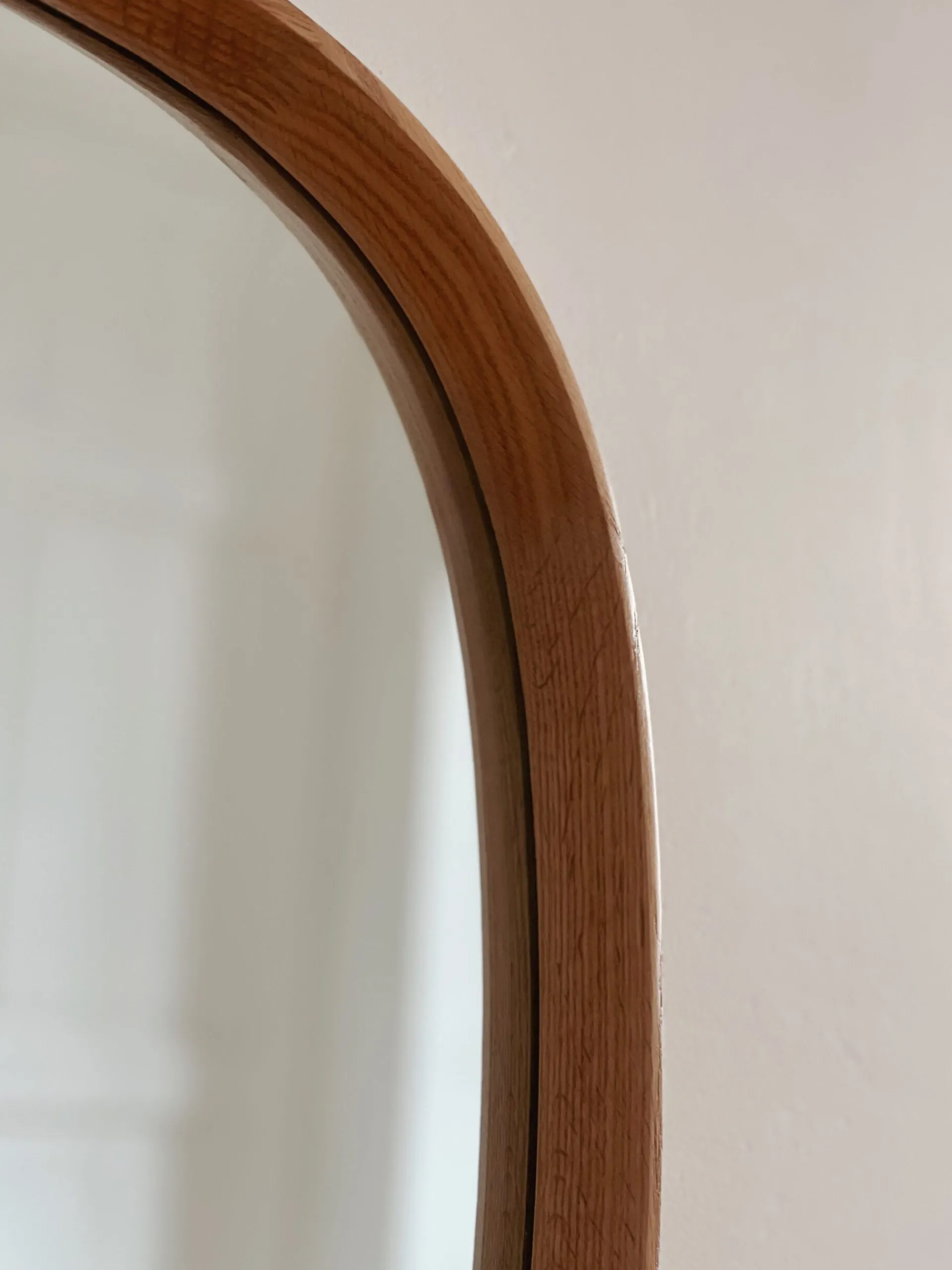 Sélection M Grand miroir en bois de chêne