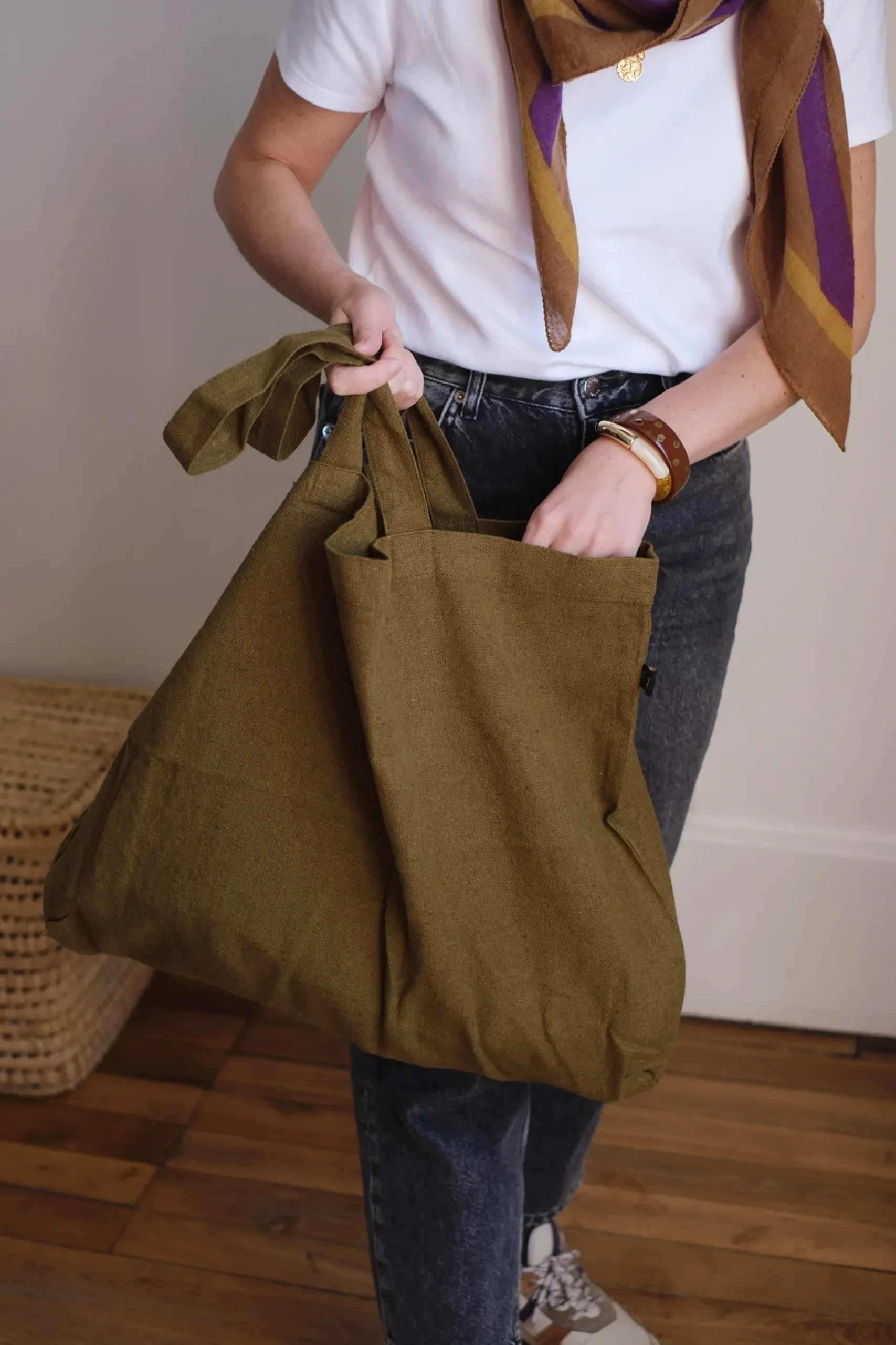 Sélection M Grand sac cabas Online