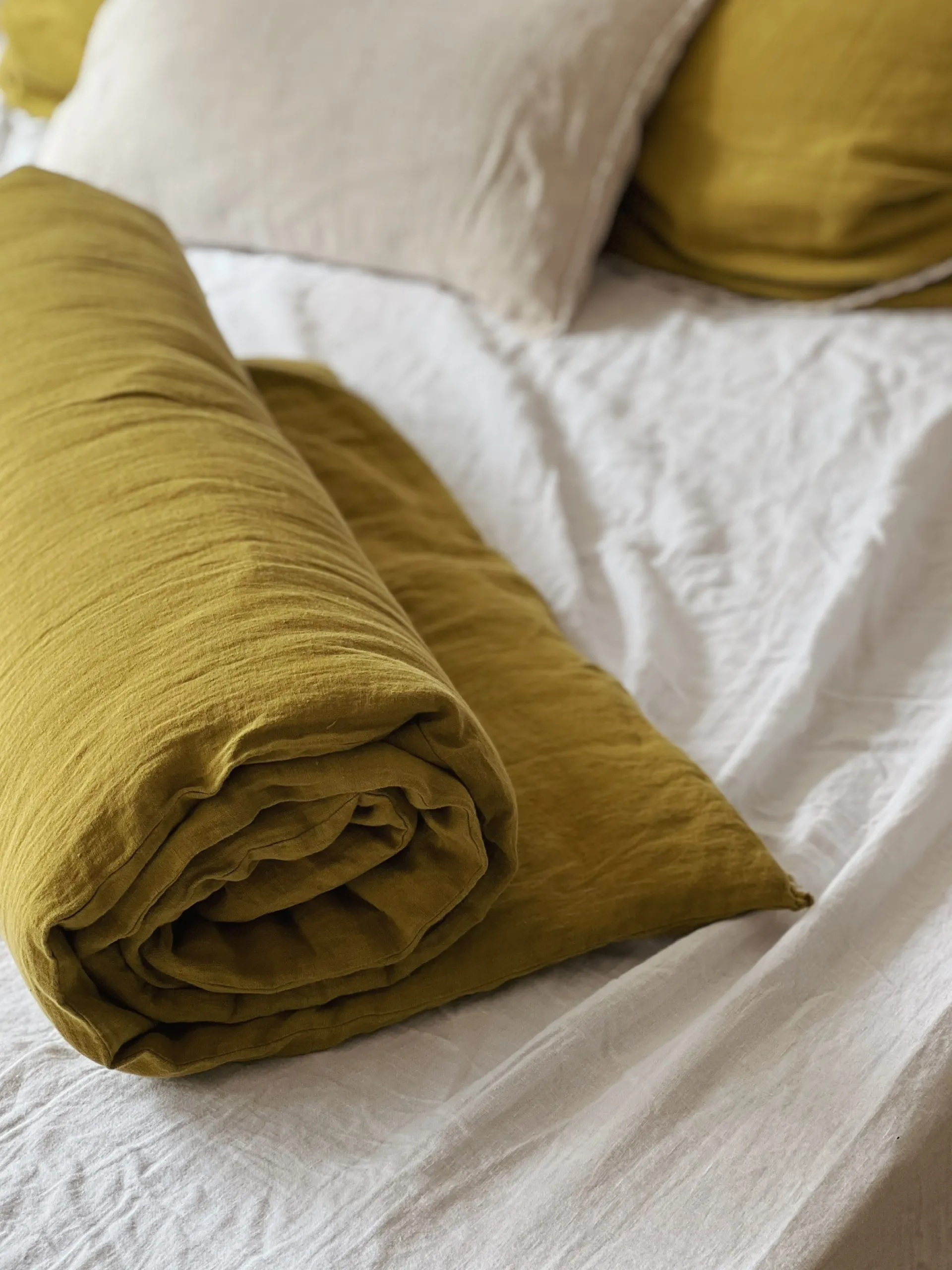 Sélection M Housse d’édredon lin et coton Clearance