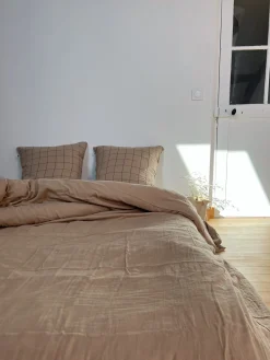 Sélection M Housse de couette en gaze de coton Sale