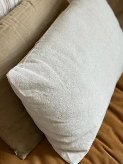 Sélection M Housse de coussin lin et coton naturel Hot