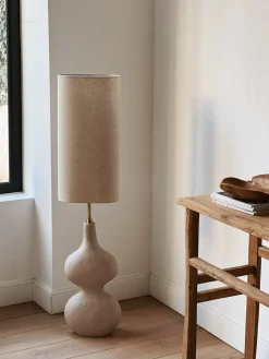 Sélection M Lampadaire avec pied organique beige Online