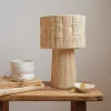 Sélection M Lampe à poser en raphia