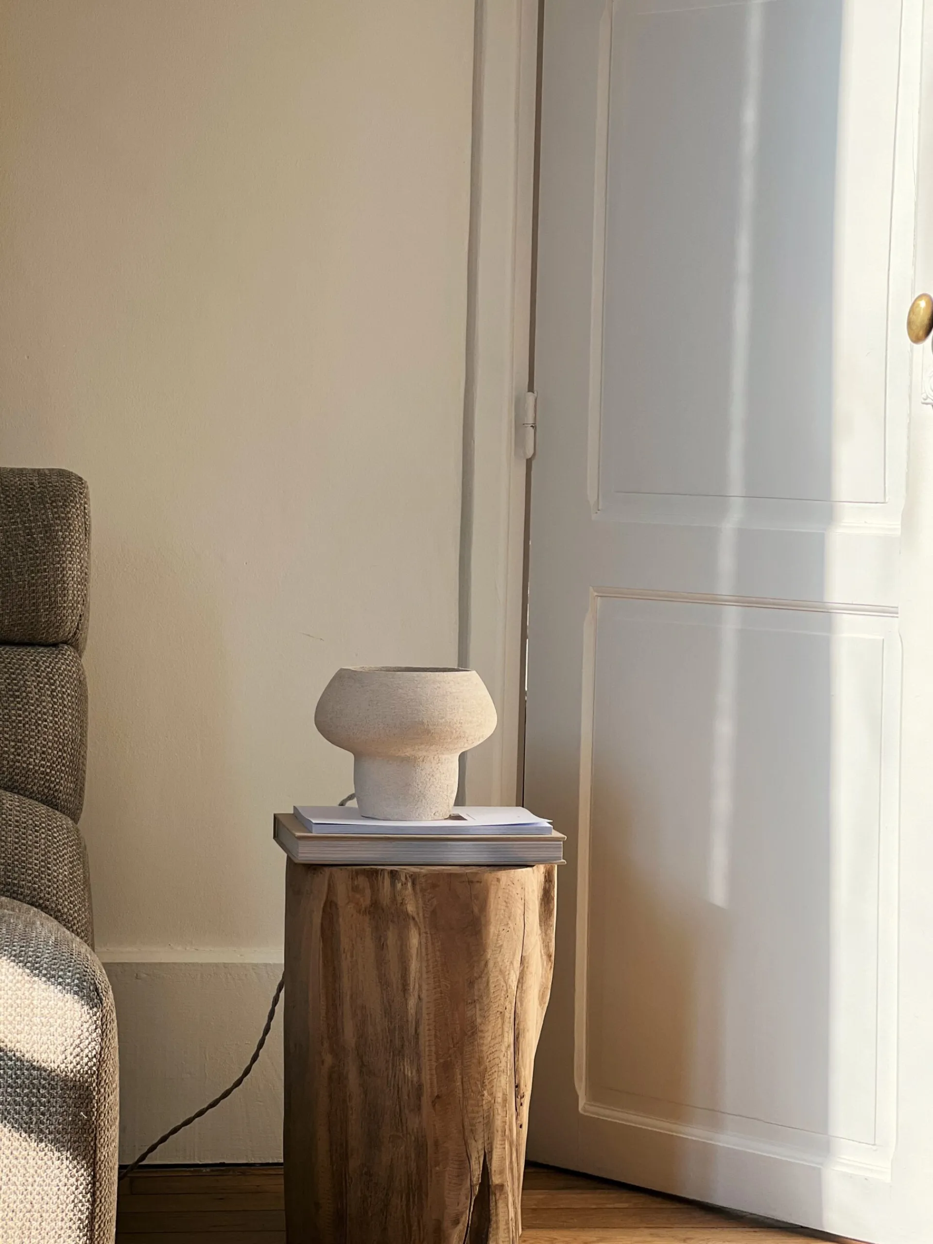 Sélection M Lampe céramique champignon Discount