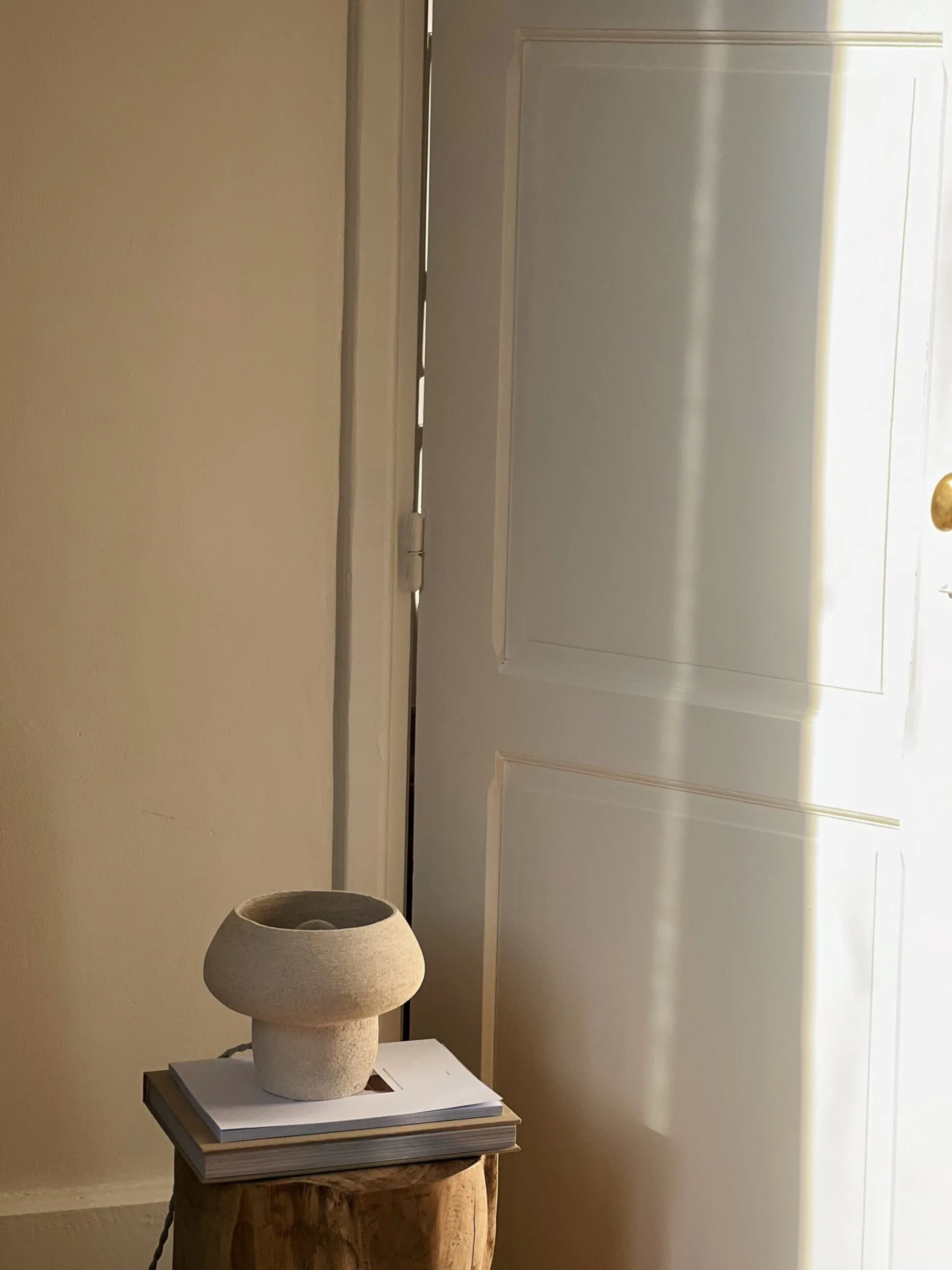 Sélection M Lampe céramique champignon Discount