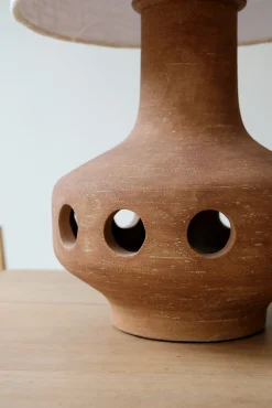 Sélection M Lampe en grès avec abat jour New
