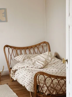 Sélection M Lit en rotin vintage Outlet