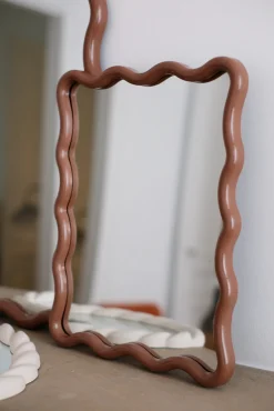 Sélection M Miroir mural ondulé rectangulaire – 2 tailles