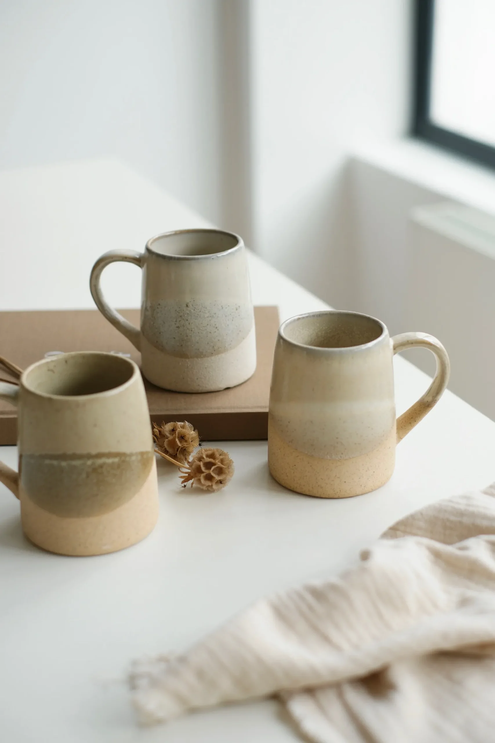 Sélection M Mug en grès – Lot de 3 Sale