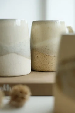 Sélection M Mug en grès – Lot de 3 Sale