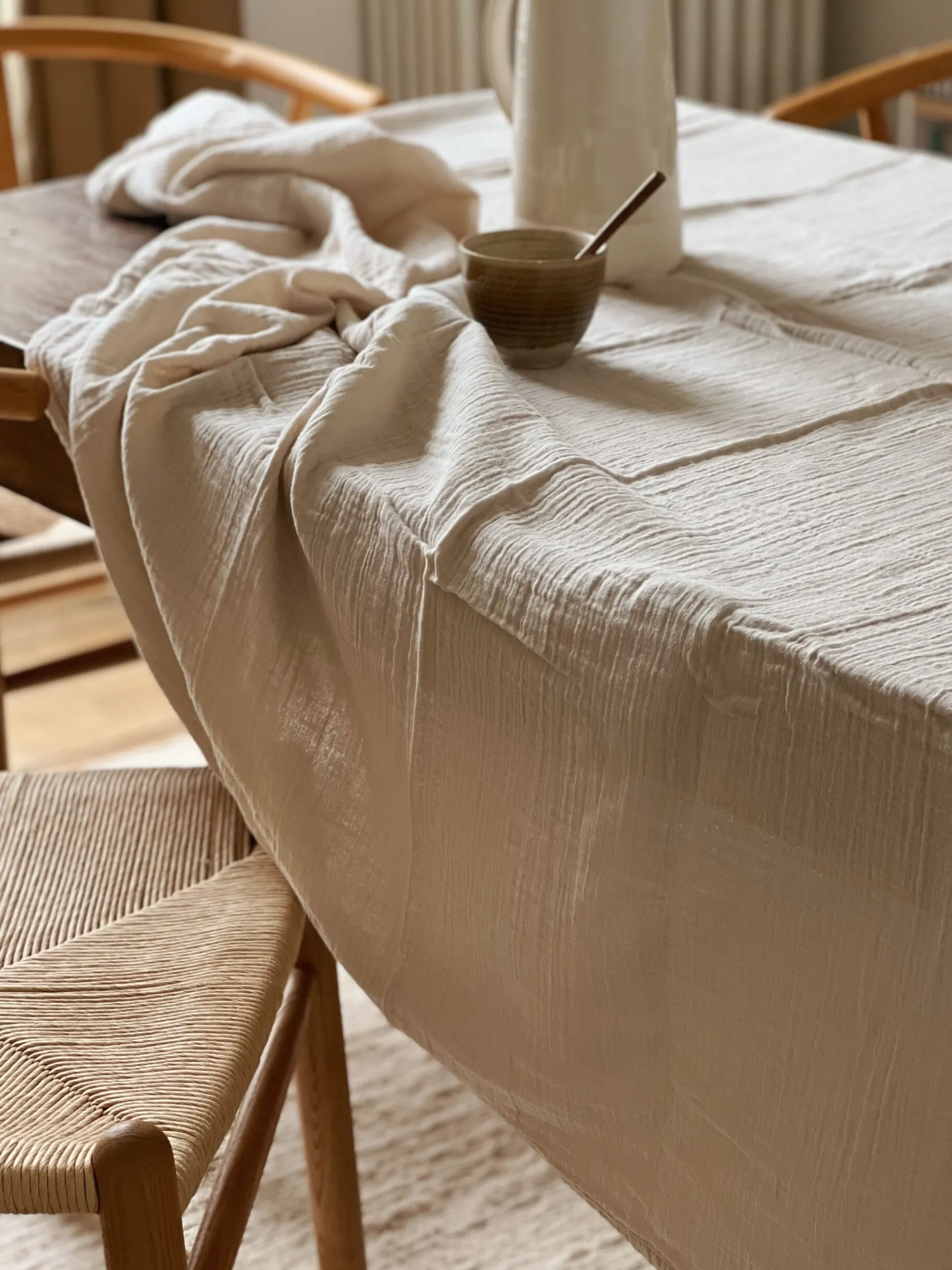 Sélection M Nappe en gaze de coton pampa Hot