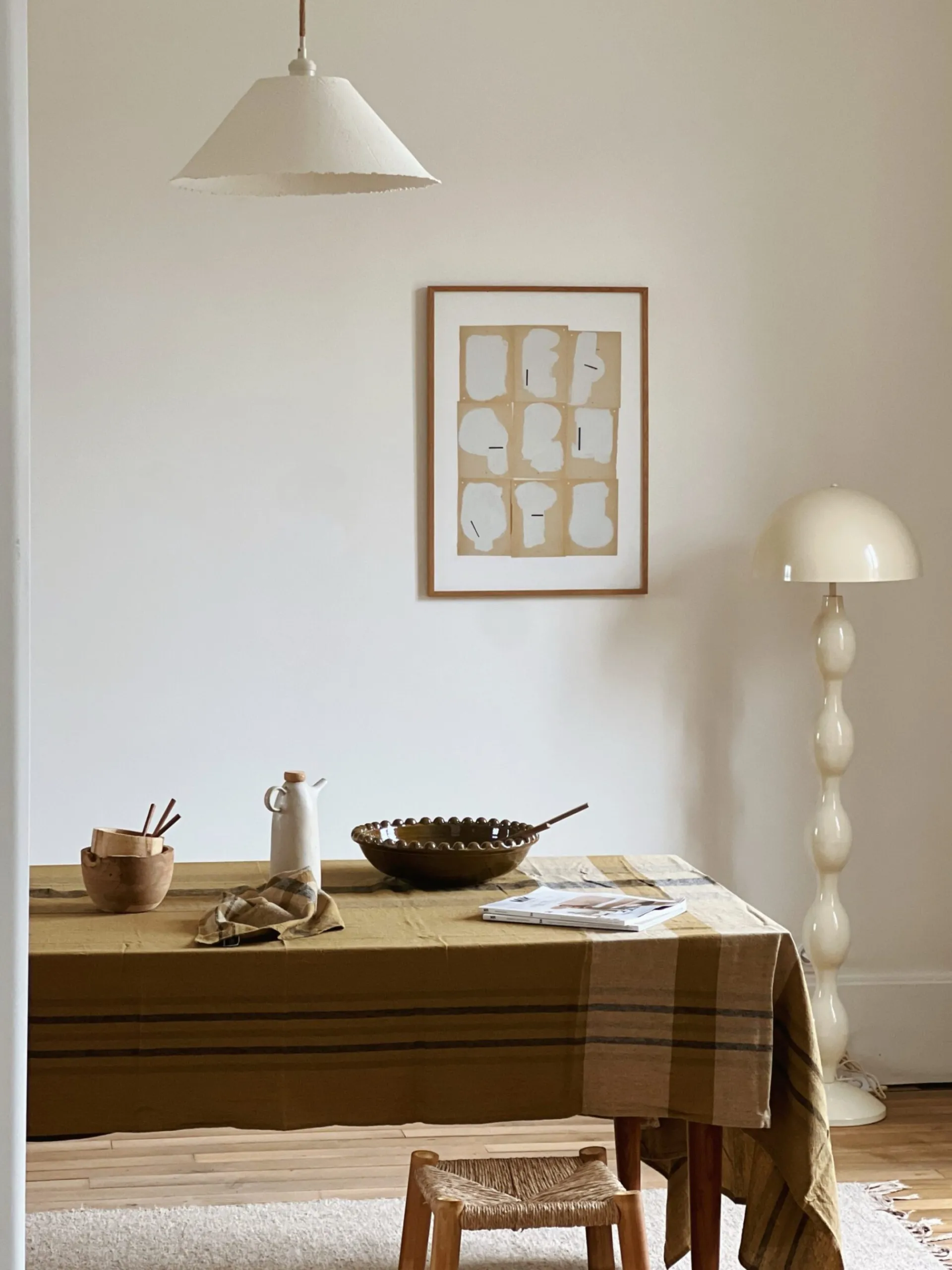 Sélection M Nappe lin coton gold Outlet