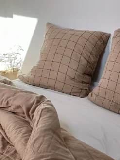 Sélection M Paire de taies d’oreiller en gaze de coton New