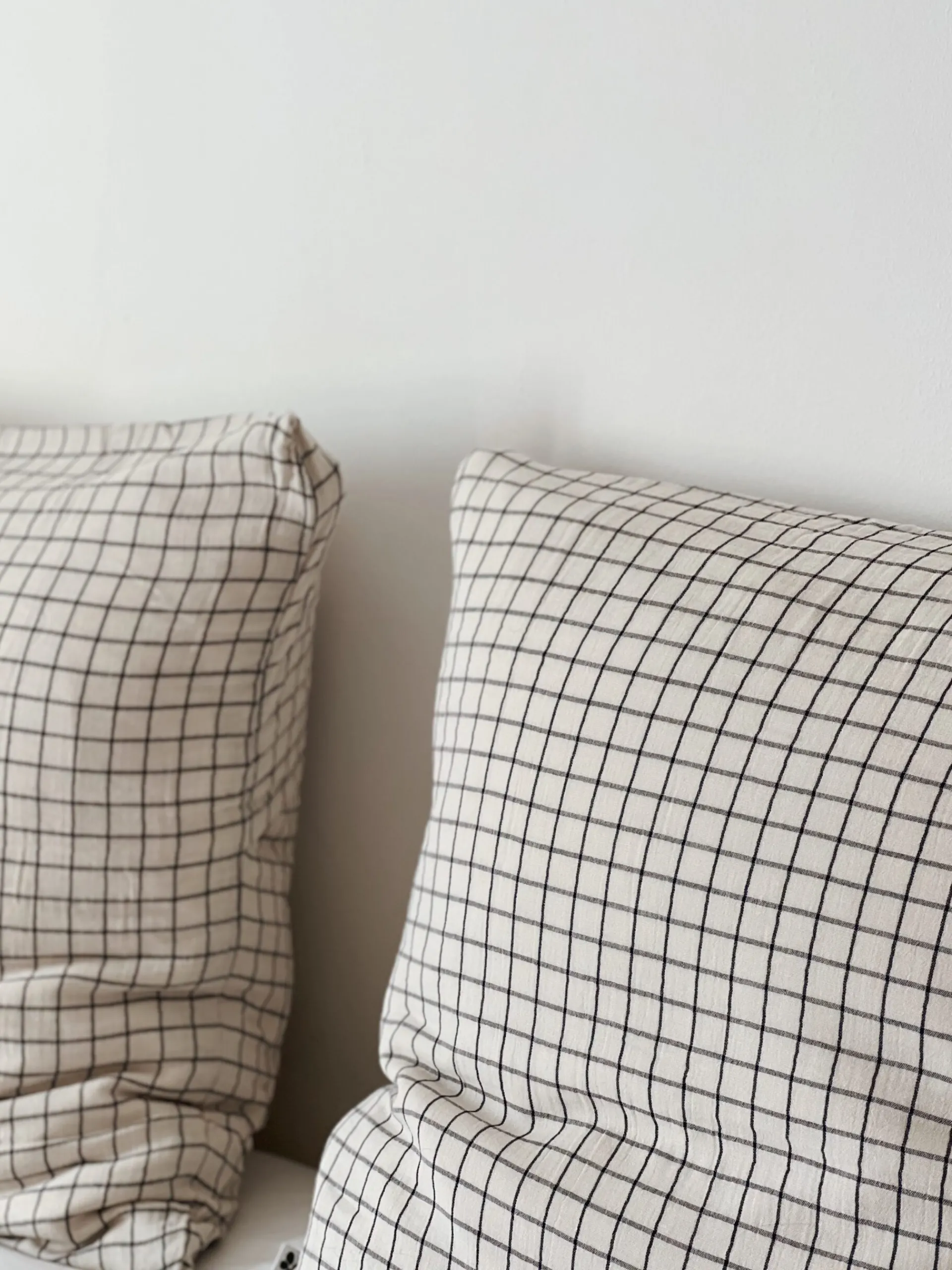 Sélection M Paire de taies d’oreiller en gaze de coton New