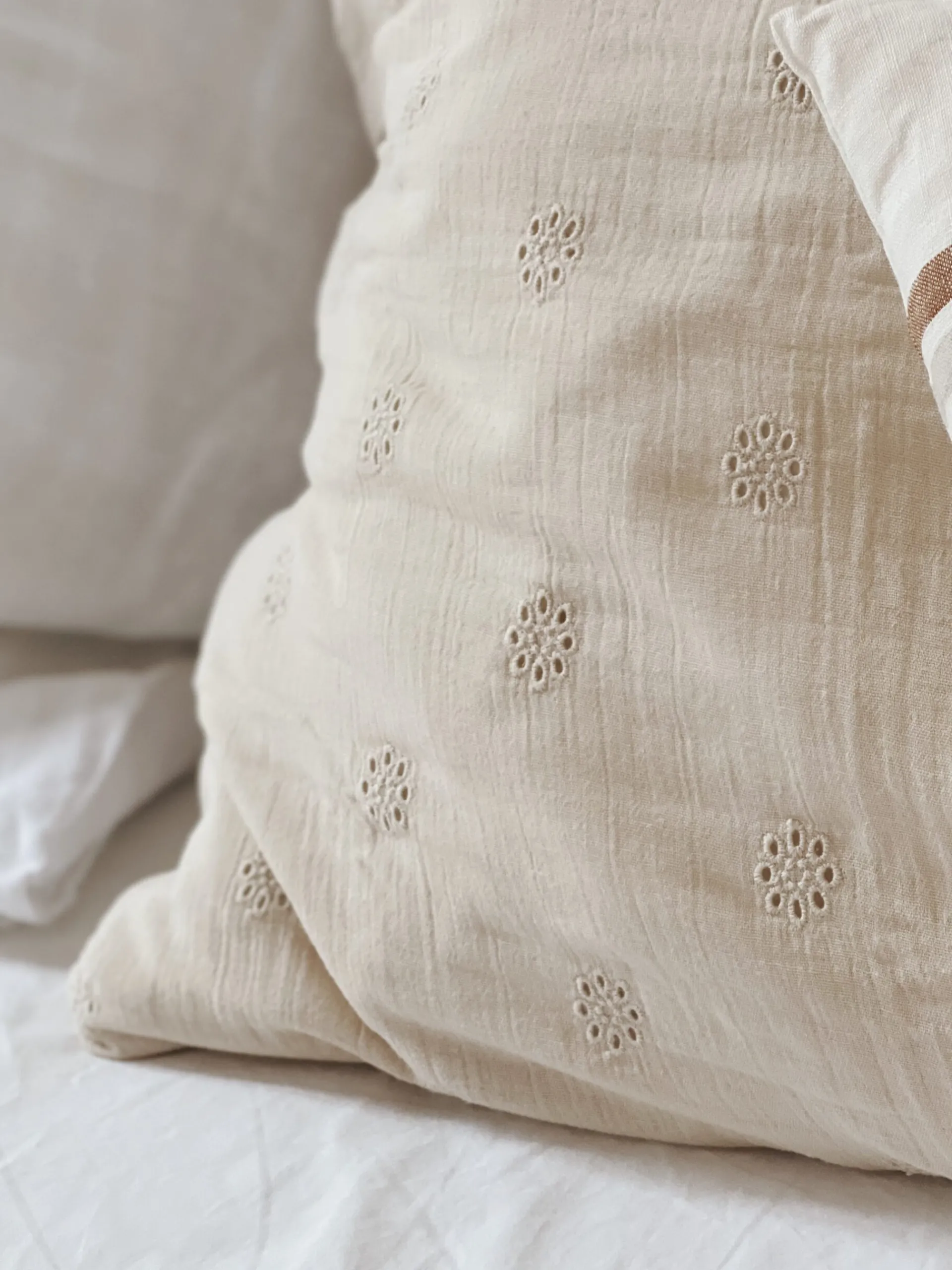 Sélection M Paire de taies d’oreiller en gaze de coton New