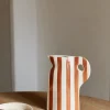 Sélection M Pichet Rayé Terracotta Discount