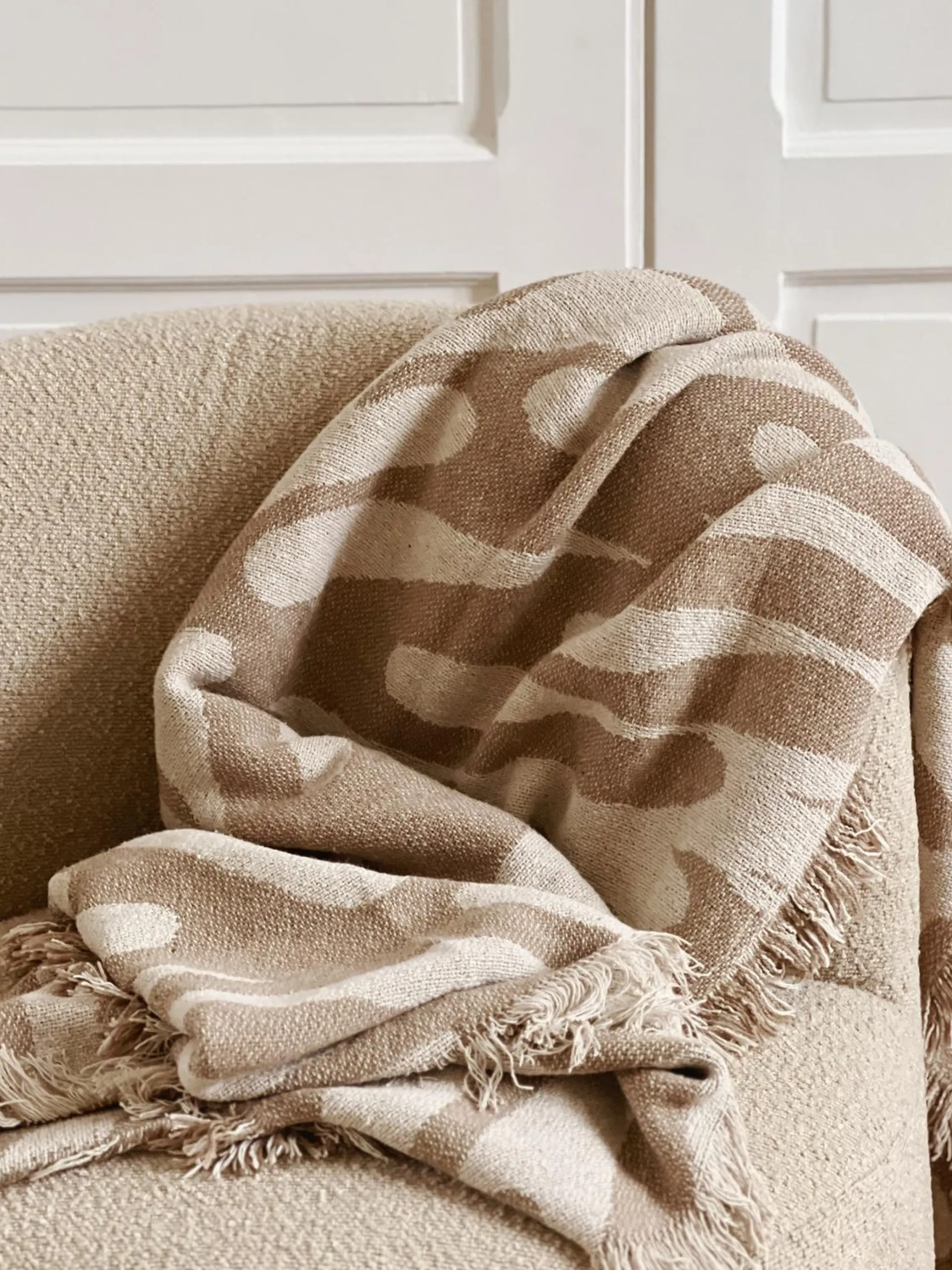 Sélection M Plaid Coton Recyclé Online