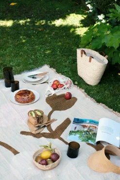 Sélection M Plaid en coton imprimé Hot