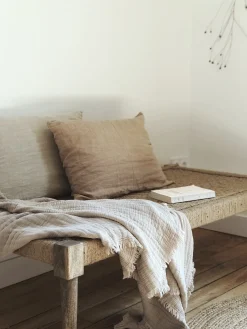 Sélection M Plaid en coton naturel Clearance