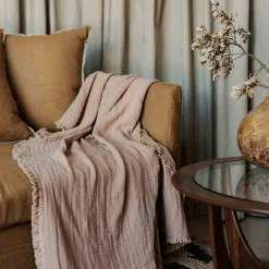 Sélection M Plaid en coton naturel Clearance