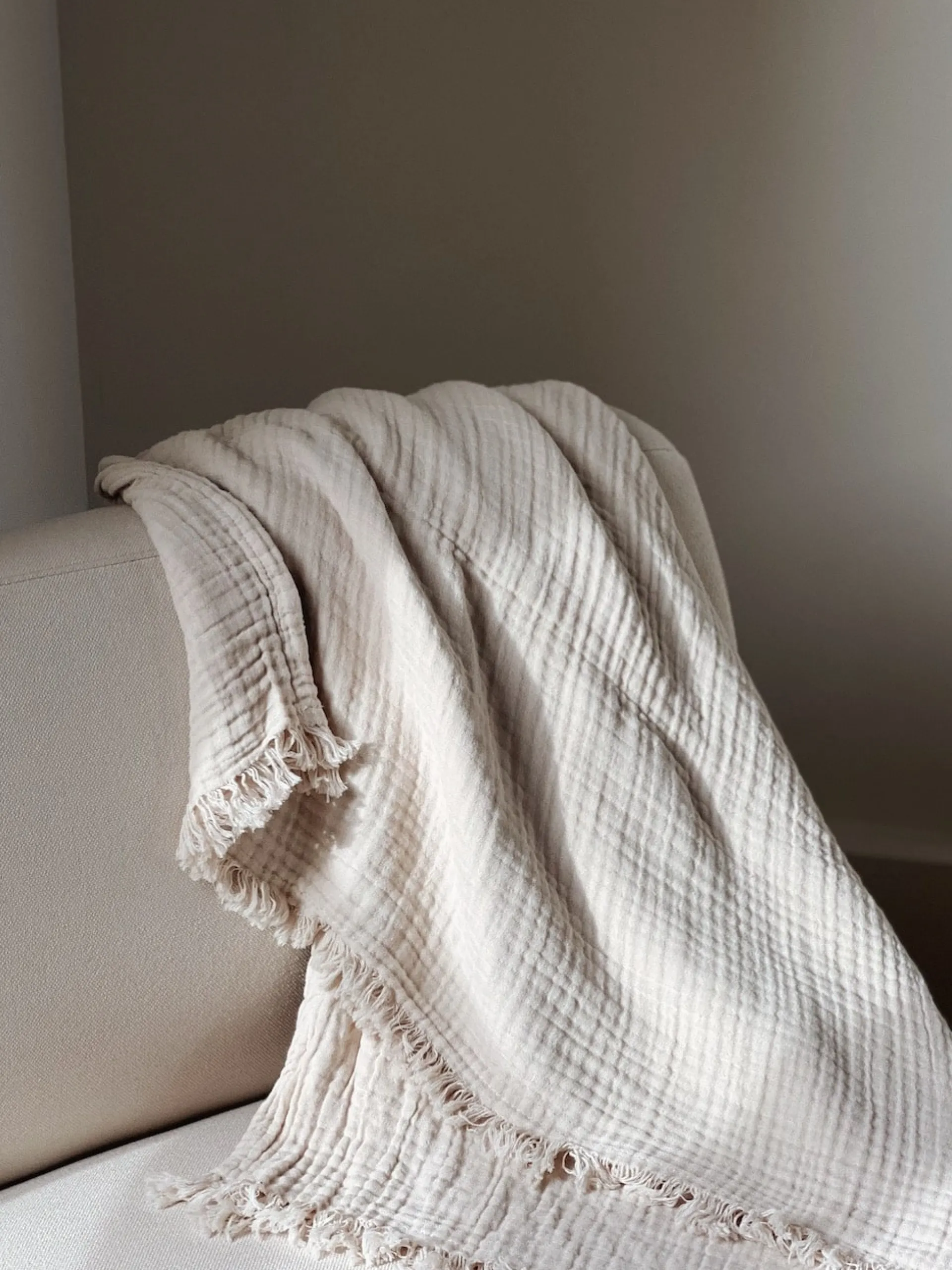 Sélection M Plaid en gaze de coton Best