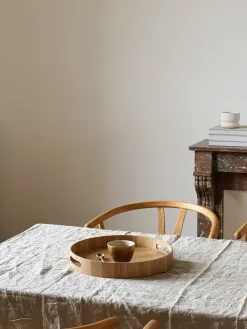 Sélection M Plateau rond en bois Discount