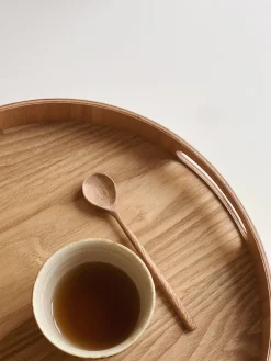 Sélection M Plateau rond en bois Discount