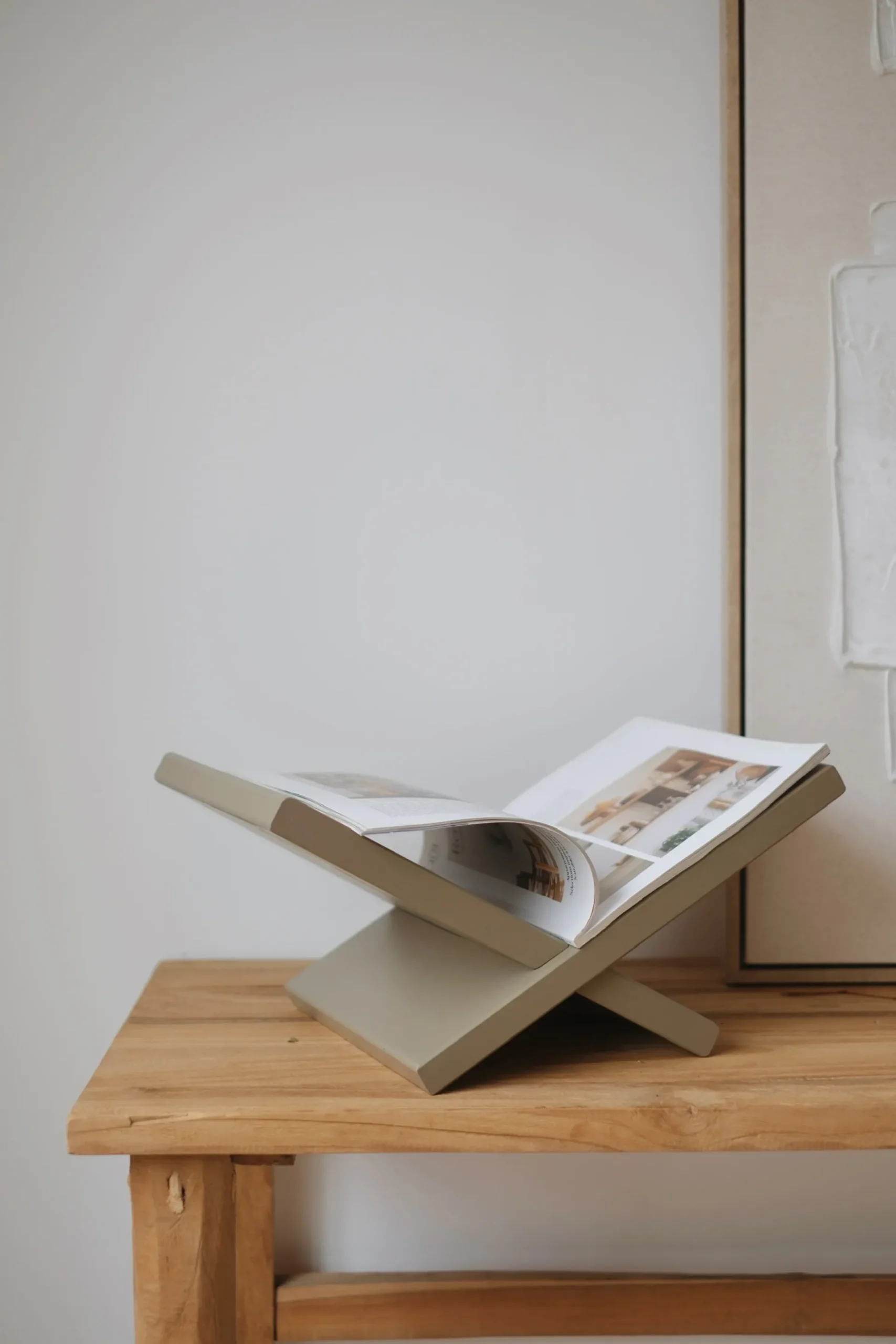 Sélection M Porte livre bois