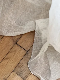 Sélection M Rideau voilage en lin lavé