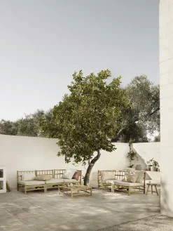 Sélection M Salon de Jardin en Bambou Modulable Discount